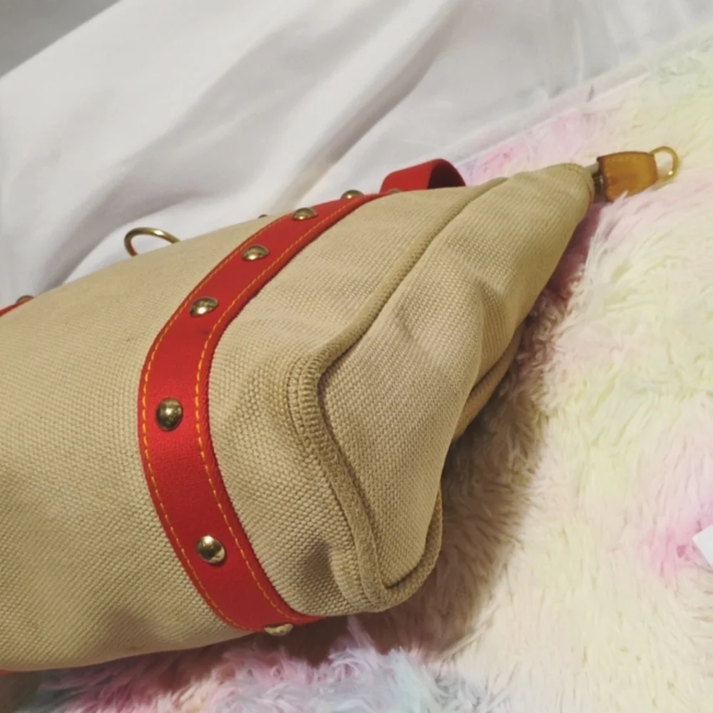 FLASH SALE! Authentic Louis Vuitton Antique Cabas MM Limited Edition Bag - Picture 6 of 15